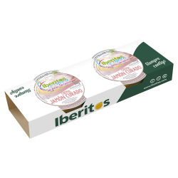 Crema jamón curado Sin Lactosa y Sin Gluten IBERITOS 2x50 gr.