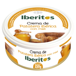 Crema de patatera ibérica con miel IBERITOS 250 gr.