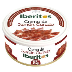 Crema Jamón Curado, IBERITOS, 250 gr.
