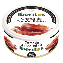 Crema jamón ibérico IBERITOS 250 gr.