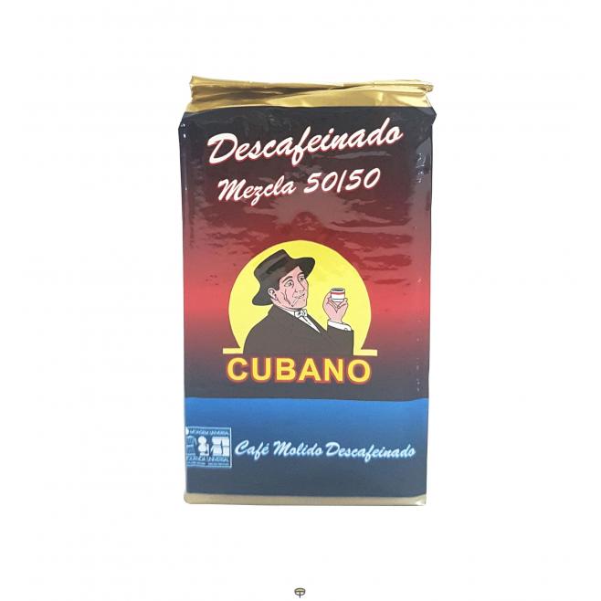 Café molido descafeinado 50/50, CUBANO, 250 gr.