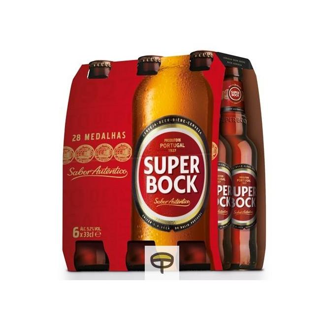 Cerveza SUPER BOCK pack.6x33cl.